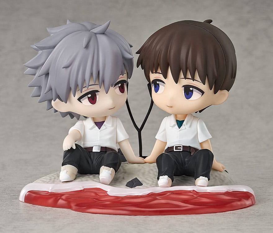 Rebuild of Evangelion Chibi Figur Shinji Ikari & Kaworu Nagisa 8 cm Minifiguren Yokina