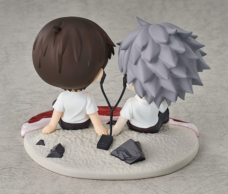 Rebuild of Evangelion Chibi Figur Shinji Ikari & Kaworu Nagisa 8 cm Minifiguren Yokina