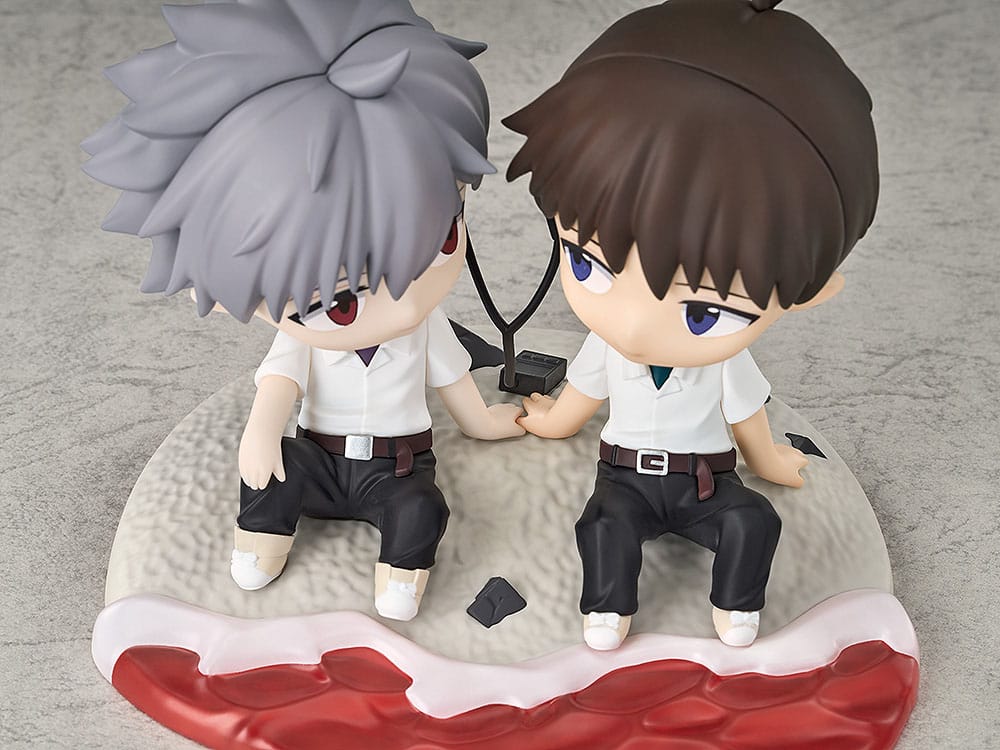 Rebuild of Evangelion Chibi Figur Shinji Ikari & Kaworu Nagisa 8 cm Minifiguren Yokina