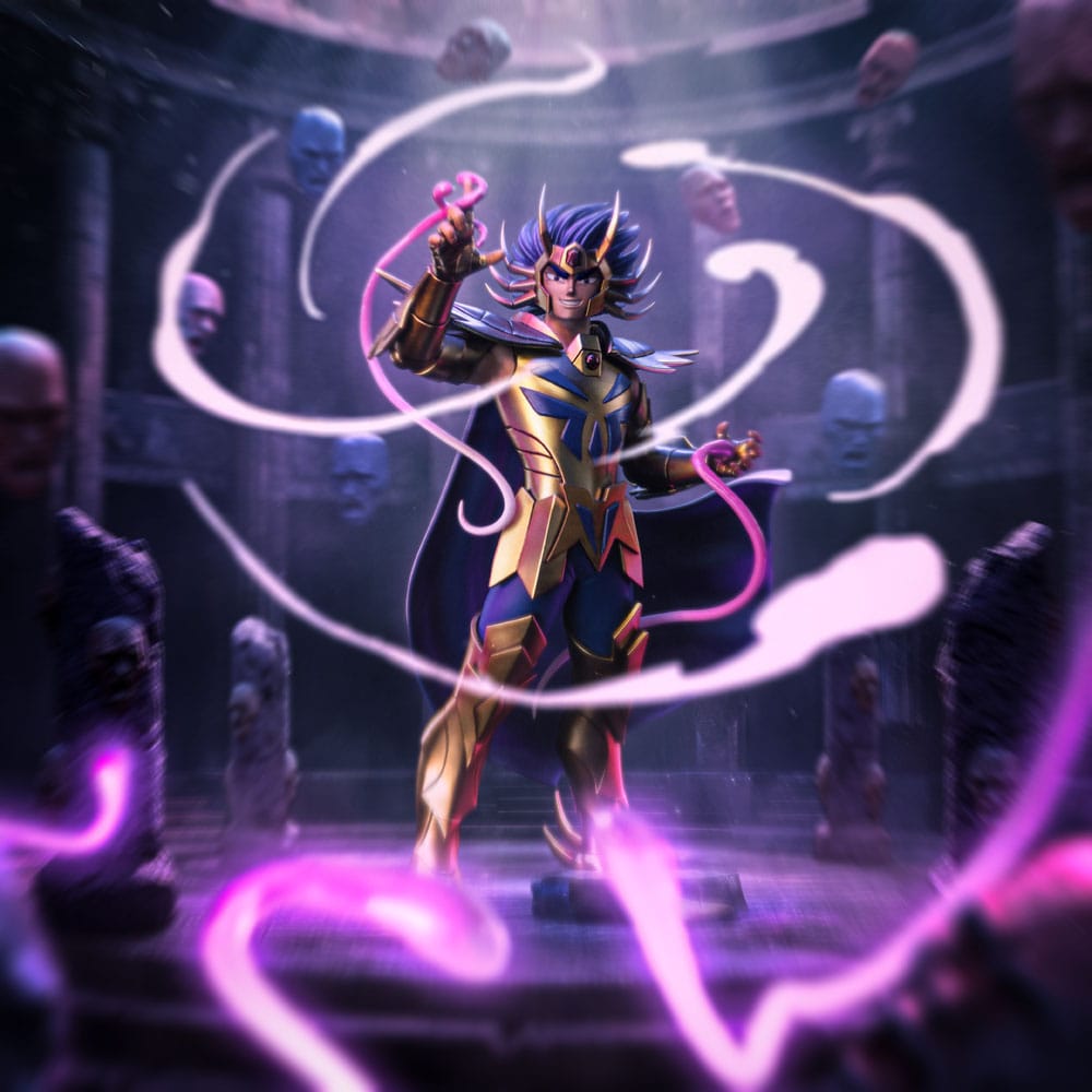 Saint Seiya Art Scale Statue 1/10 Cancer Deathmask 23 cm Scalefiguren Yokina