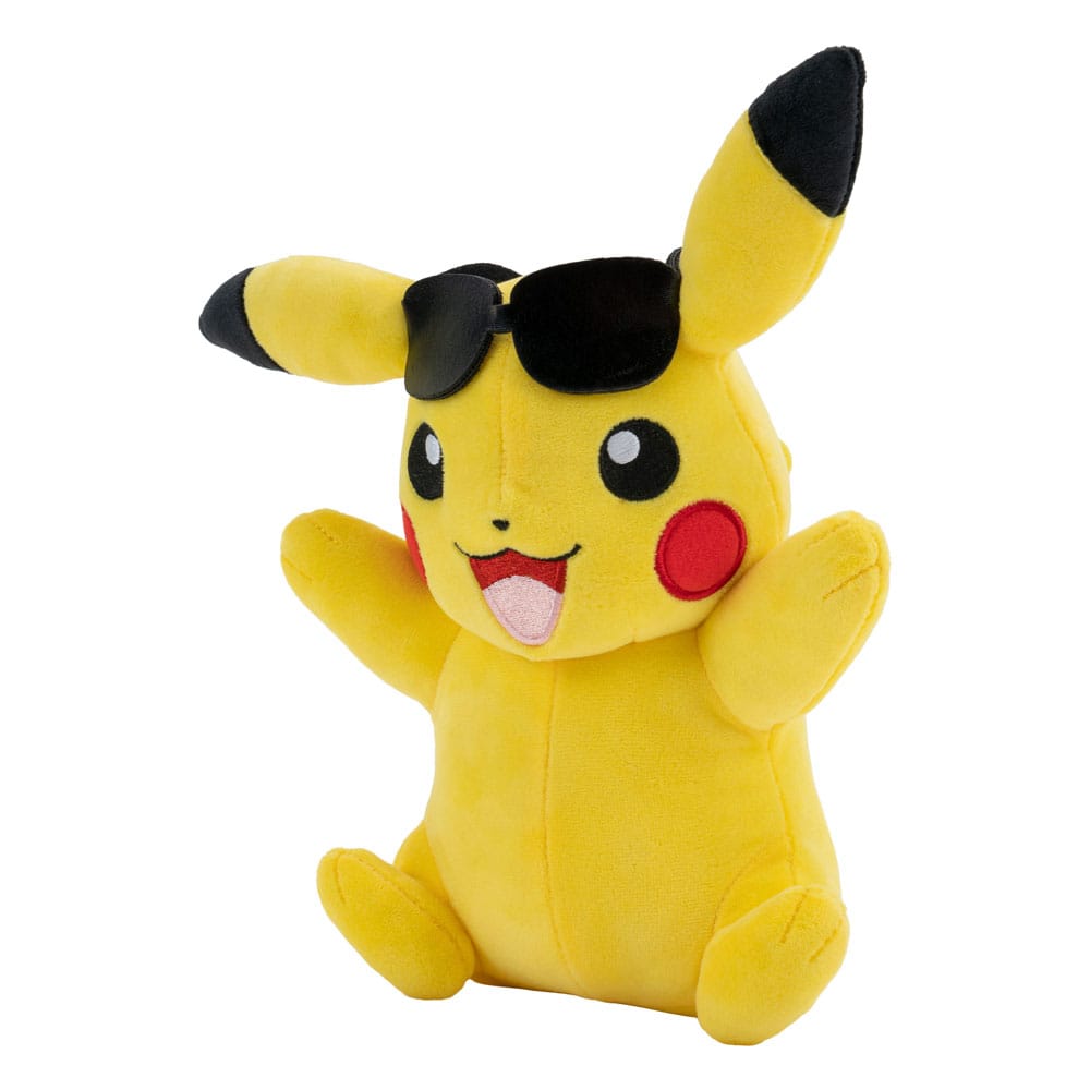 Pokémon Plüschfigur Pikachu mit Sonnenbrille 20 cm Plüschtier Yokina