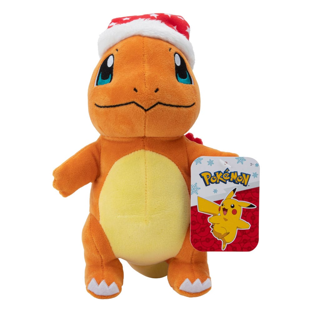 Pokémon Plüschfigur Winter Glumanda mit Weihnachtsmütze 20 cm Plüschtier Yokina