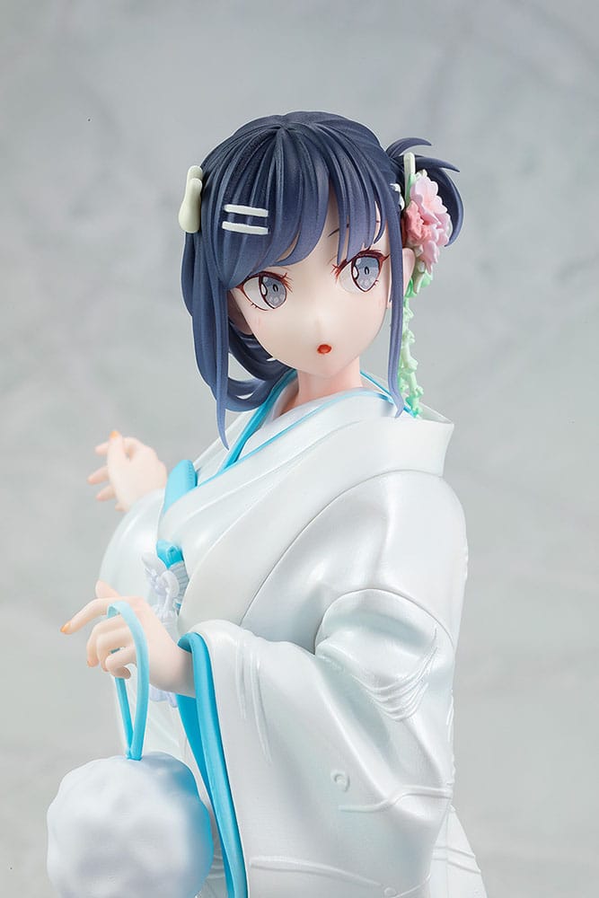 Rascal Does Not Dream of a Bunny Girl Senpai Statue 1/7 Mai Sakurajima White Kimono Ver. 23 cm Scalefiguren Yokina