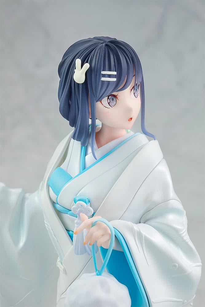 Rascal Does Not Dream of a Bunny Girl Senpai Statue 1/7 Mai Sakurajima White Kimono Ver. 23 cm Scalefiguren Yokina