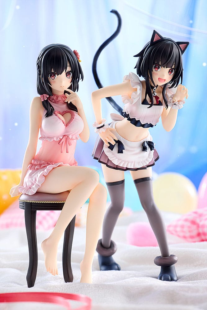 Konosuba God's blessing on this wonderful world! PVC Statue Megumin: Light Novel Catgirl Maid Ver. 16 cm Prizefiguren Yokina