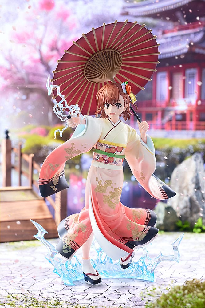 A Certain Scientific Railgun T Statue 1/7 Mikoto Misaka Furisode Kimono Ver. 28 cm Scalefiguren Yokina