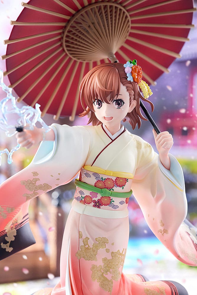 A Certain Scientific Railgun T Statue 1/7 Mikoto Misaka Furisode Kimono Ver. 28 cm Scalefiguren Yokina