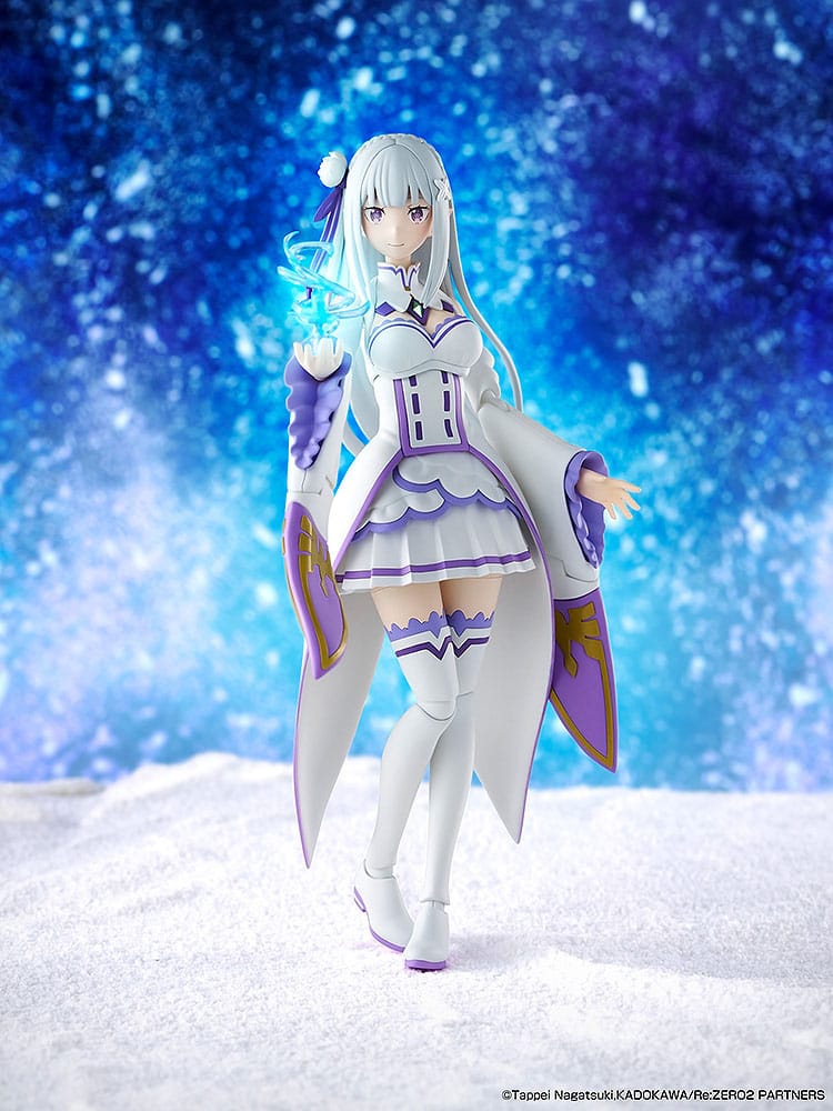 Re:Zero Starting Life in Another World Plastic Model Kit Emilia 16 cm Figmas Yokina