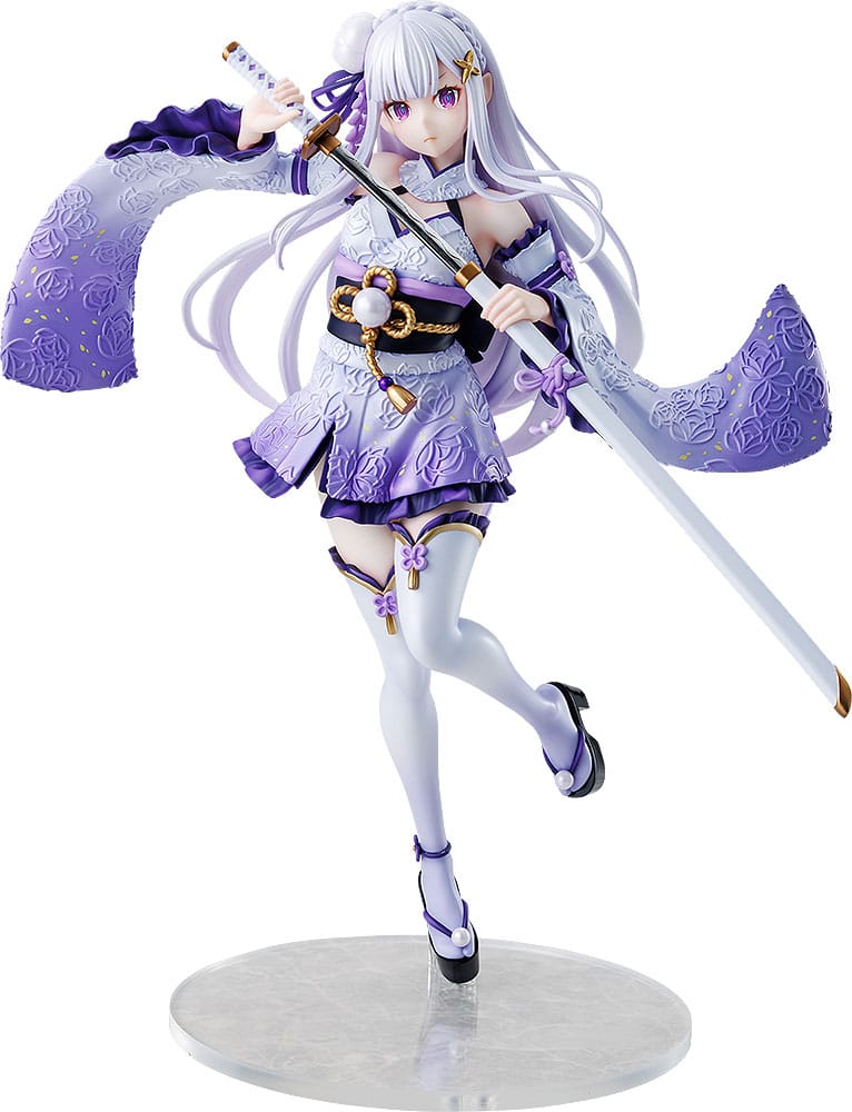 Re:ZERO -Starting Life in Another World- PVC Statue 1/7 Emilia Combat Outfit ver. 24 cm Scalefiguren Yokina