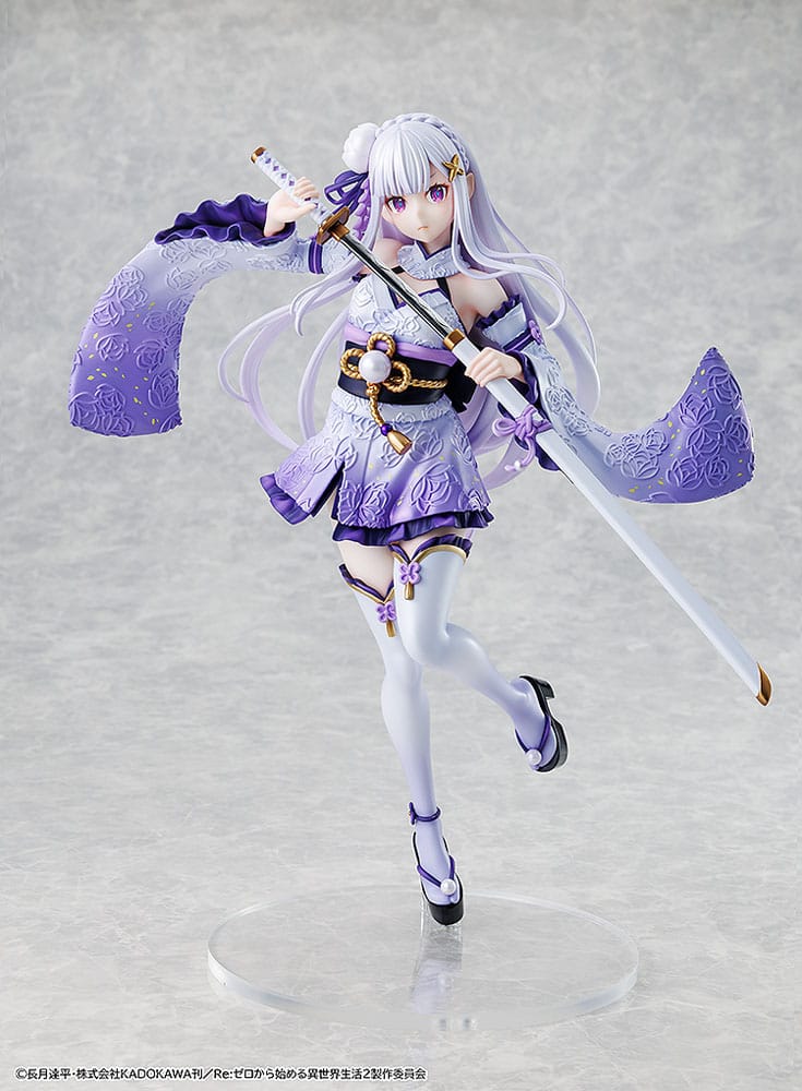 Re:ZERO -Starting Life in Another World- PVC Statue 1/7 Emilia Combat Outfit ver. 24 cm Scalefiguren Yokina