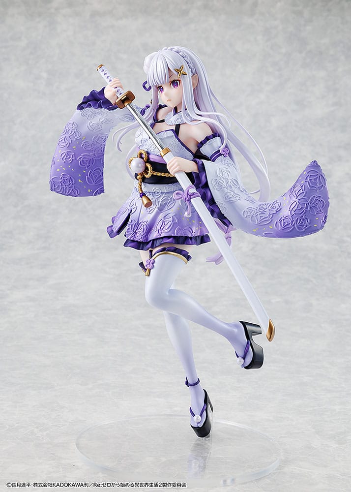 Re:ZERO -Starting Life in Another World- PVC Statue 1/7 Emilia Combat Outfit ver. 24 cm Scalefiguren Yokina