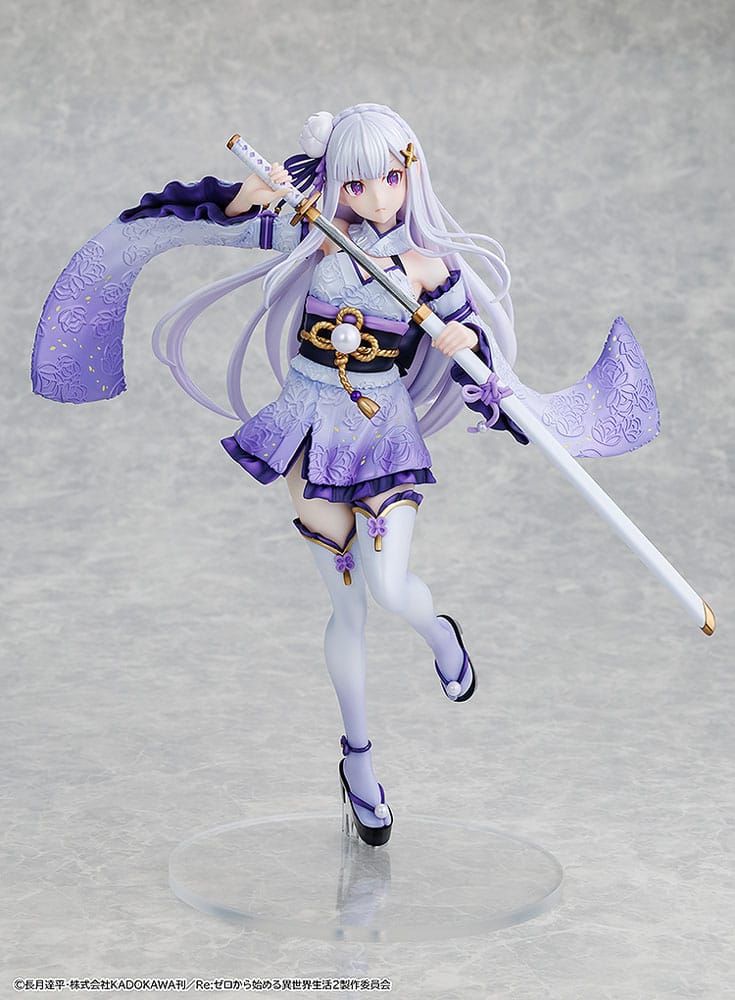Re:ZERO -Starting Life in Another World- PVC Statue 1/7 Emilia Combat Outfit ver. 24 cm Scalefiguren Yokina