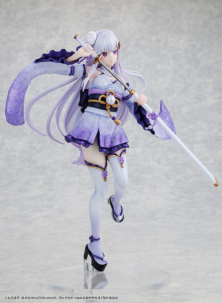 Re:ZERO -Starting Life in Another World- PVC Statue 1/7 Emilia Combat Outfit ver. 24 cm Scalefiguren Yokina