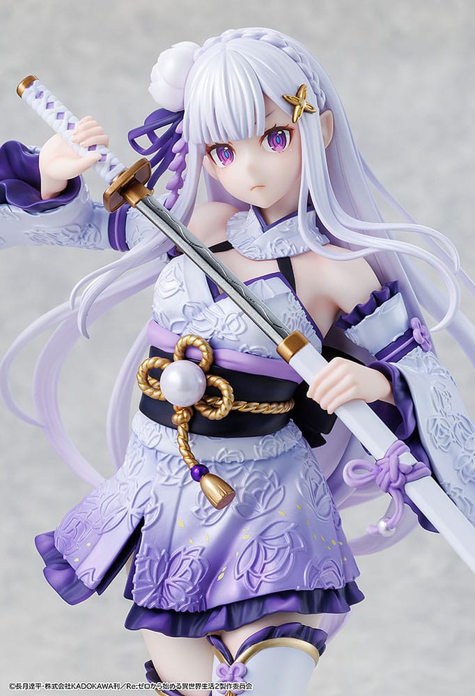 Re:ZERO -Starting Life in Another World- PVC Statue 1/7 Emilia Combat Outfit ver. 24 cm Scalefiguren Yokina