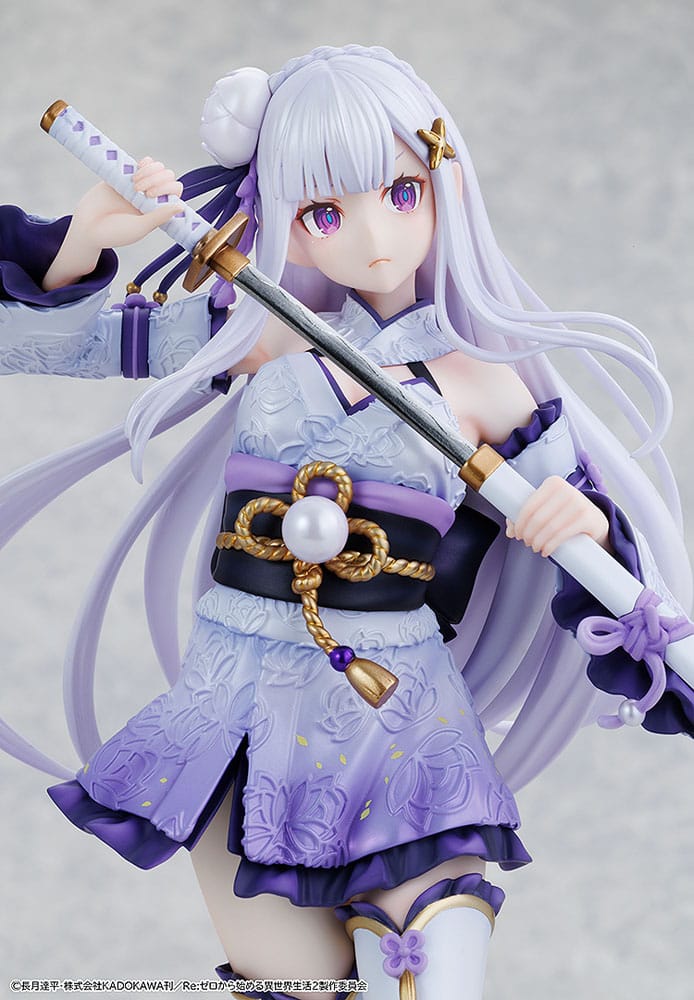 Re:ZERO -Starting Life in Another World- PVC Statue 1/7 Emilia Combat Outfit ver. 24 cm Scalefiguren Yokina