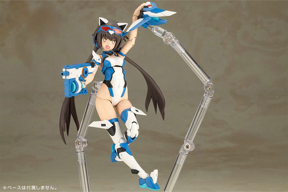 Frame Arms Girl Plastic Model Kit Stylet Swimsuit Blue Impulse Color Ver. 16 cm Figmas Yokina
