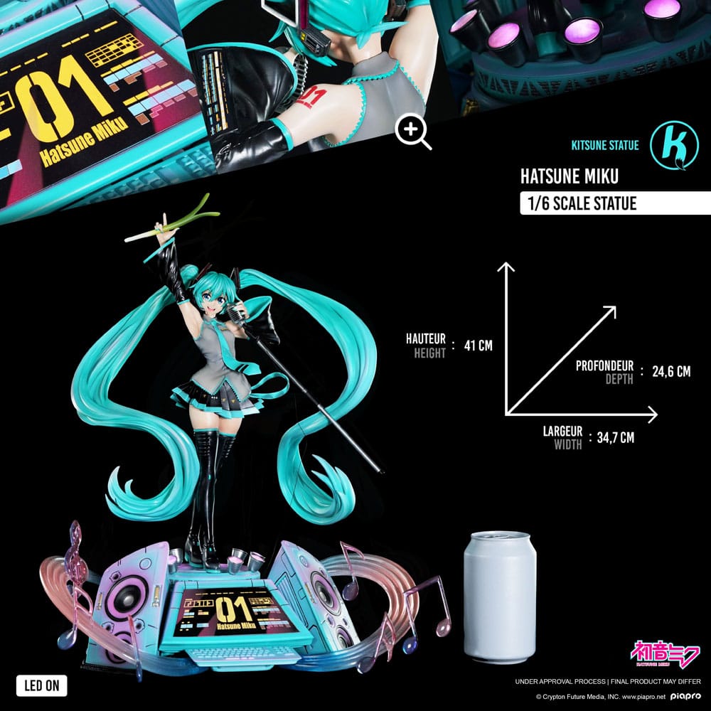 Hatsune Miku Kistune Statue 1/6 Hatsune Miku 41 cm Scalefiguren Yokina