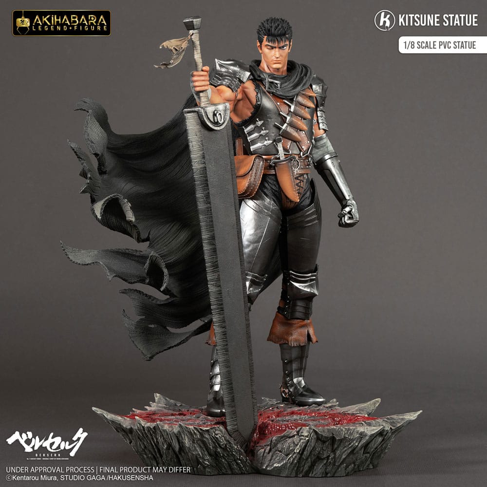 Berserk Akihabara Legend Figure PVC Statue 1/8 Guts 30 cm Scalefiguren Yokina