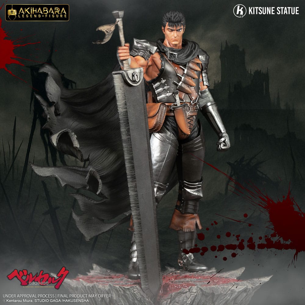 Berserk Akihabara Legend Figure PVC Statue 1/8 Guts 30 cm Scalefiguren Yokina