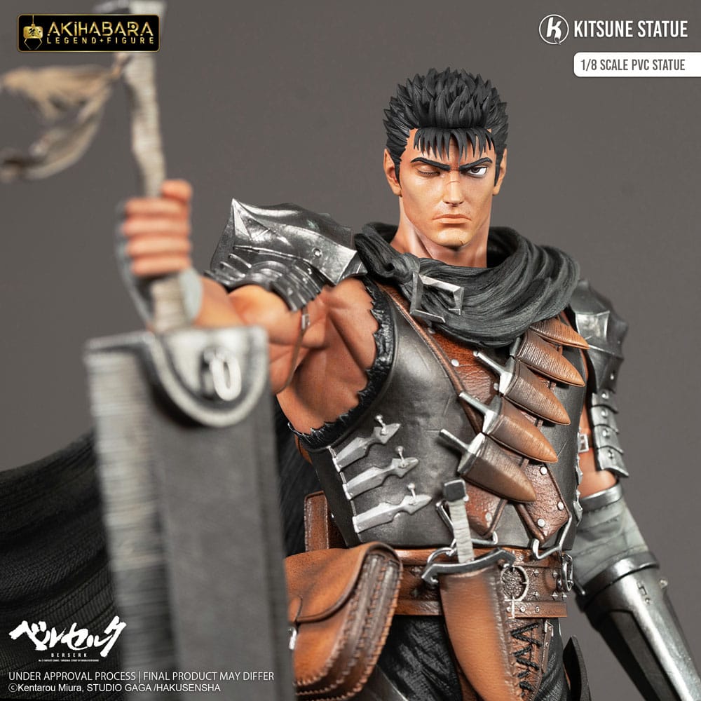 Berserk Akihabara Legend Figure PVC Statue 1/8 Guts 30 cm Scalefiguren Yokina