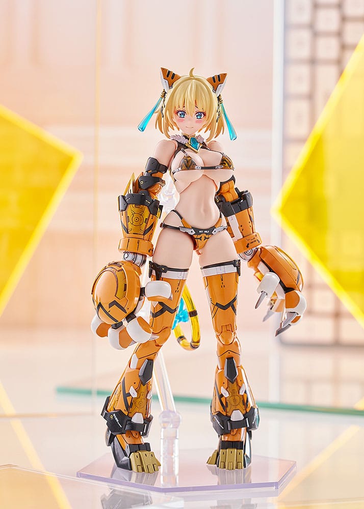 Bunny Suit Planning Plastic Model Kit PLAMAX BP-02 Sophia F. Shirring Tiger Armor Ver. 16 cm Figmas Yokina