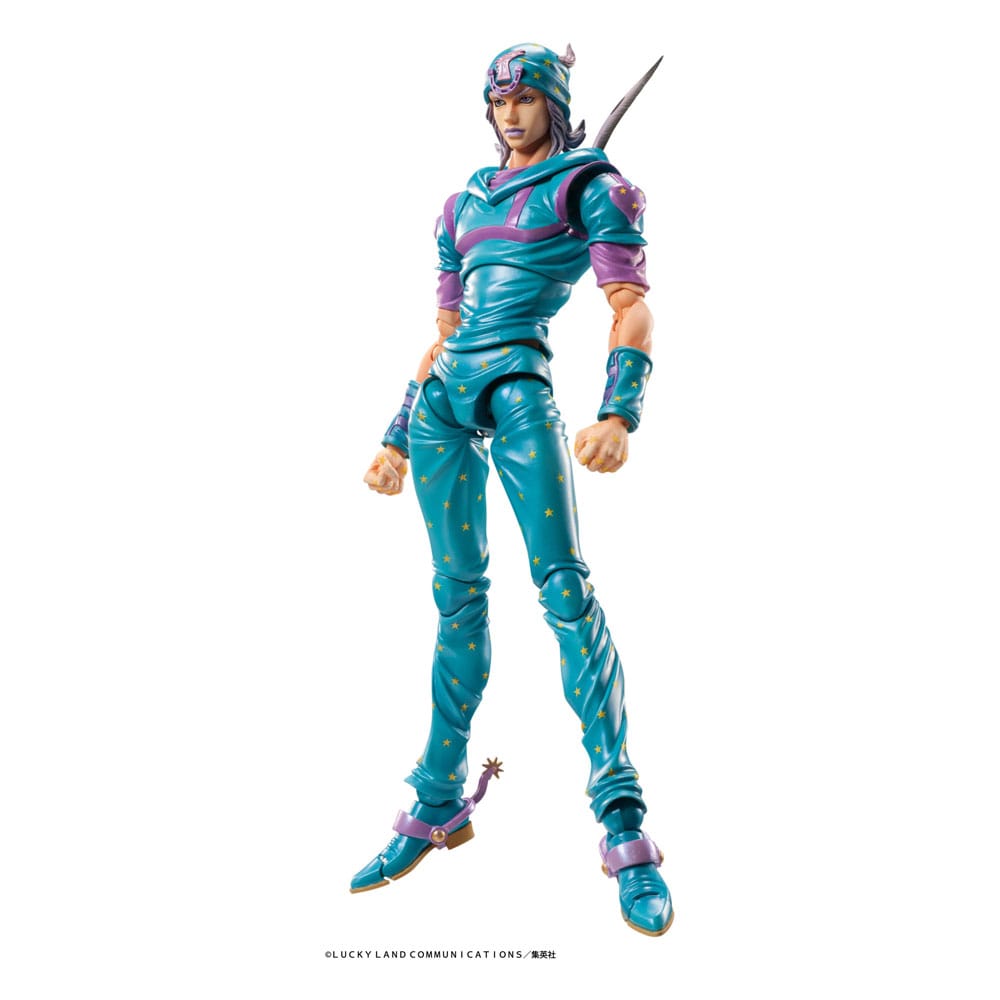 JoJo's Bizarre Adventure Part7 Steel Ball Run Super Action Actionfigur Chozokado Gyro Zeppeli Third 16 cm Figmas Yokina