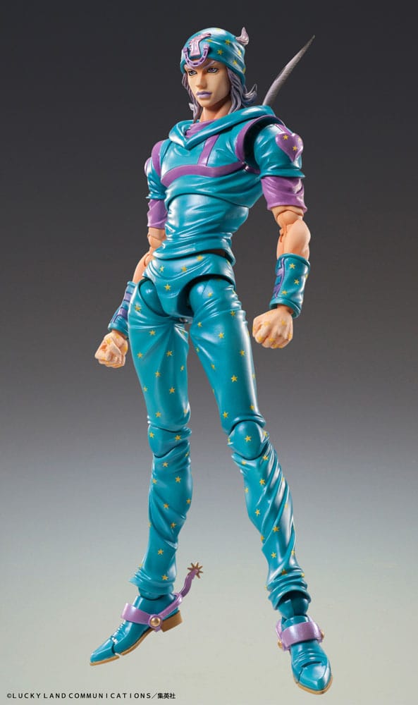 JoJo's Bizarre Adventure Part7 Steel Ball Run Super Action Actionfigur Chozokado Gyro Zeppeli Third 16 cm Figmas Yokina