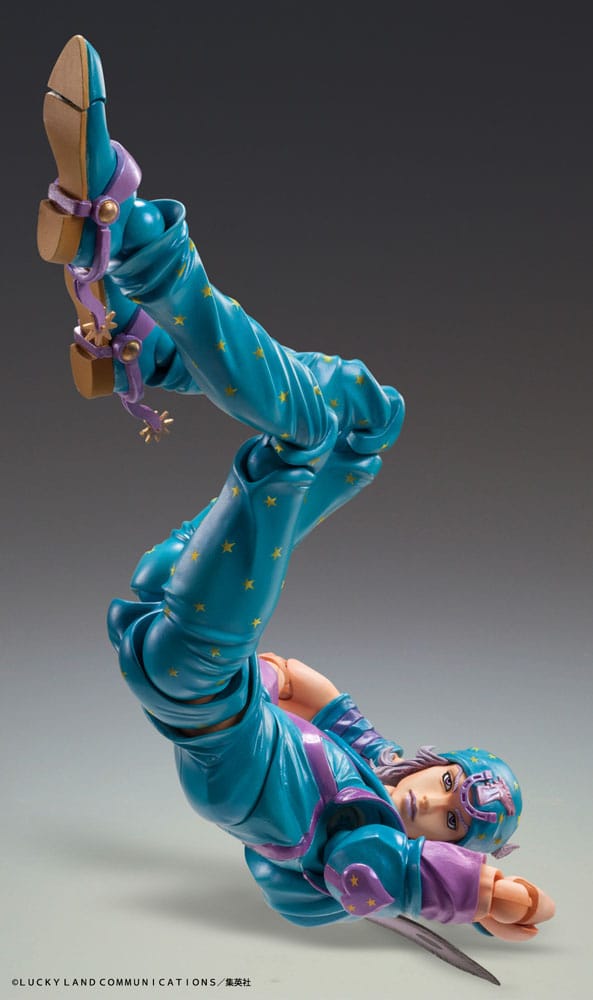 JoJo's Bizarre Adventure Part7 Steel Ball Run Super Action Actionfigur Chozokado Gyro Zeppeli Third 16 cm Figmas Yokina
