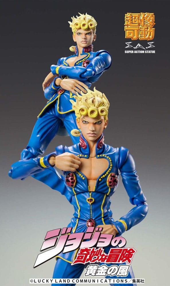 JoJo's Bizarre Adventure Part 5: Golden Wind Actionfigur Chozokado Giorno Giovanna Second 15 cm Figmas Yokina