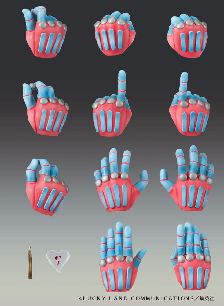 JoJo's Bizarre Adventure Part4 Super Action Actionfigur Chozokado Big (Crazy Diamond) 22 cm Figmas Yokina