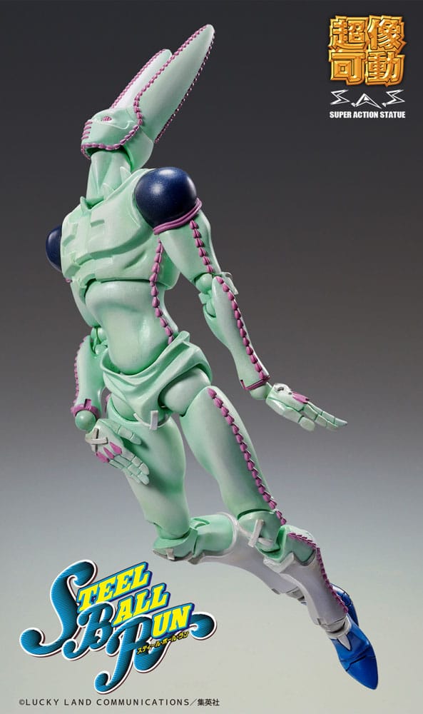 JoJo's Bizarre Adventure Part7 Steel Ball Run Super Action Actionfigur Chozokado D4C Second 20 cm Figmas Yokina