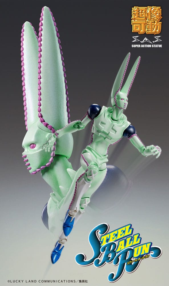 JoJo's Bizarre Adventure Part7 Steel Ball Run Super Action Actionfigur Chozokado D4C Second 20 cm Figmas Yokina