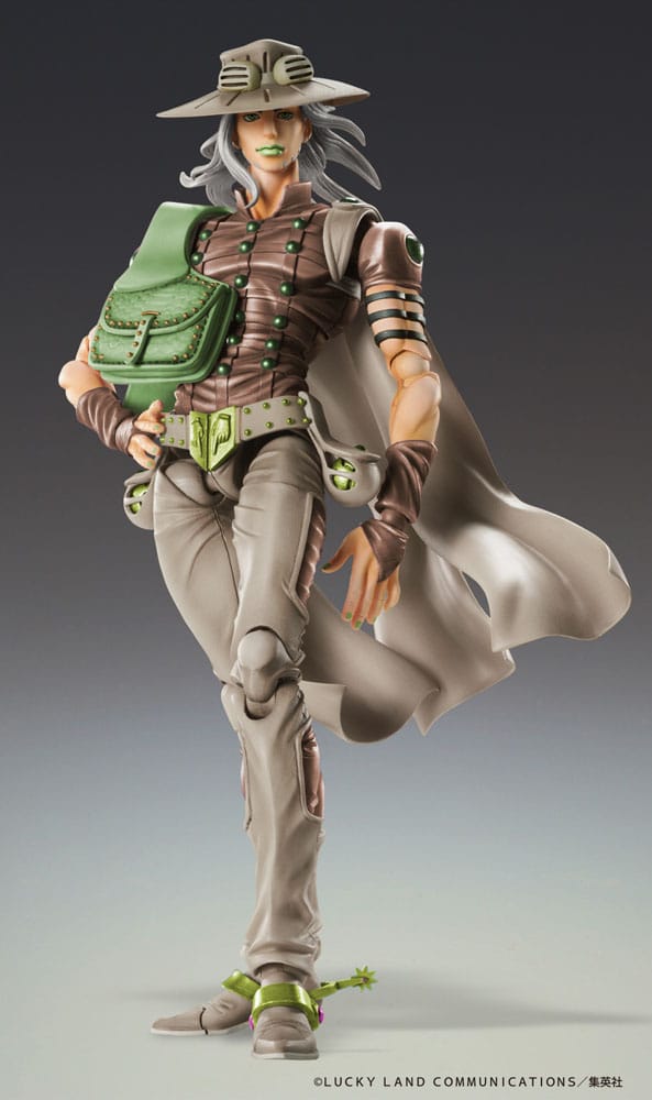JoJo's Bizarre Adventure Part7 Steel Ball Run Super Action Actionfigur Chozokado Johnny Joestar Second 15 cm Figmas Yokina