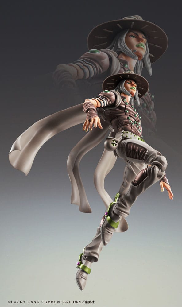 JoJo's Bizarre Adventure Part7 Steel Ball Run Super Action Actionfigur Chozokado Johnny Joestar Second 15 cm Figmas Yokina