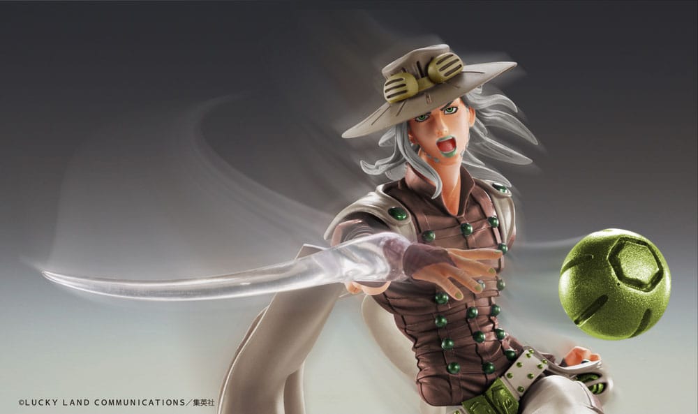 JoJo's Bizarre Adventure Part7 Steel Ball Run Super Action Actionfigur Chozokado Johnny Joestar Second 15 cm Figmas Yokina