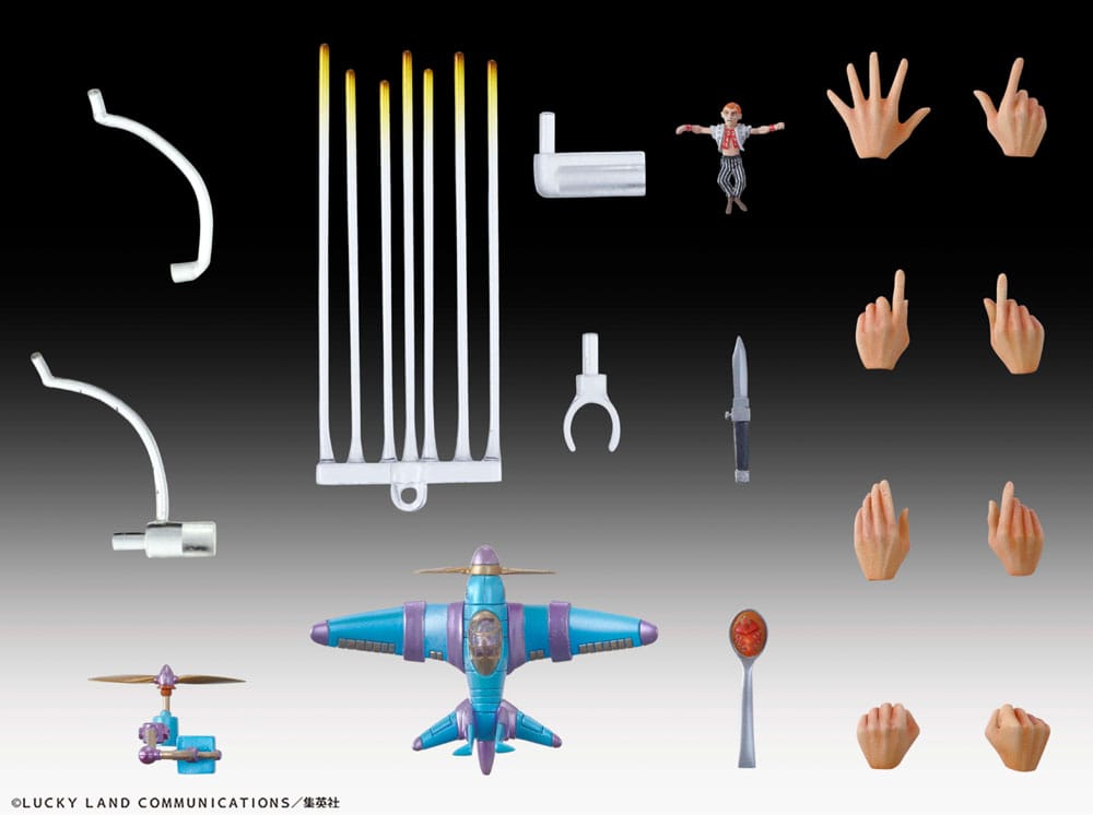 JoJo's Bizarre Adventure Part 5: Golden Wind Actionfigur Chozokado Narancia Ghirga & As 15 cm Figmas Yokina