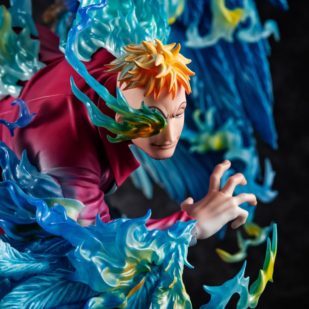 One Piece P.O.P MAS Maximum PVC Statue Marco the Phoenix Leader of 1st group of Whitebeard Pirates 32 cm Prizefiguren Yokina