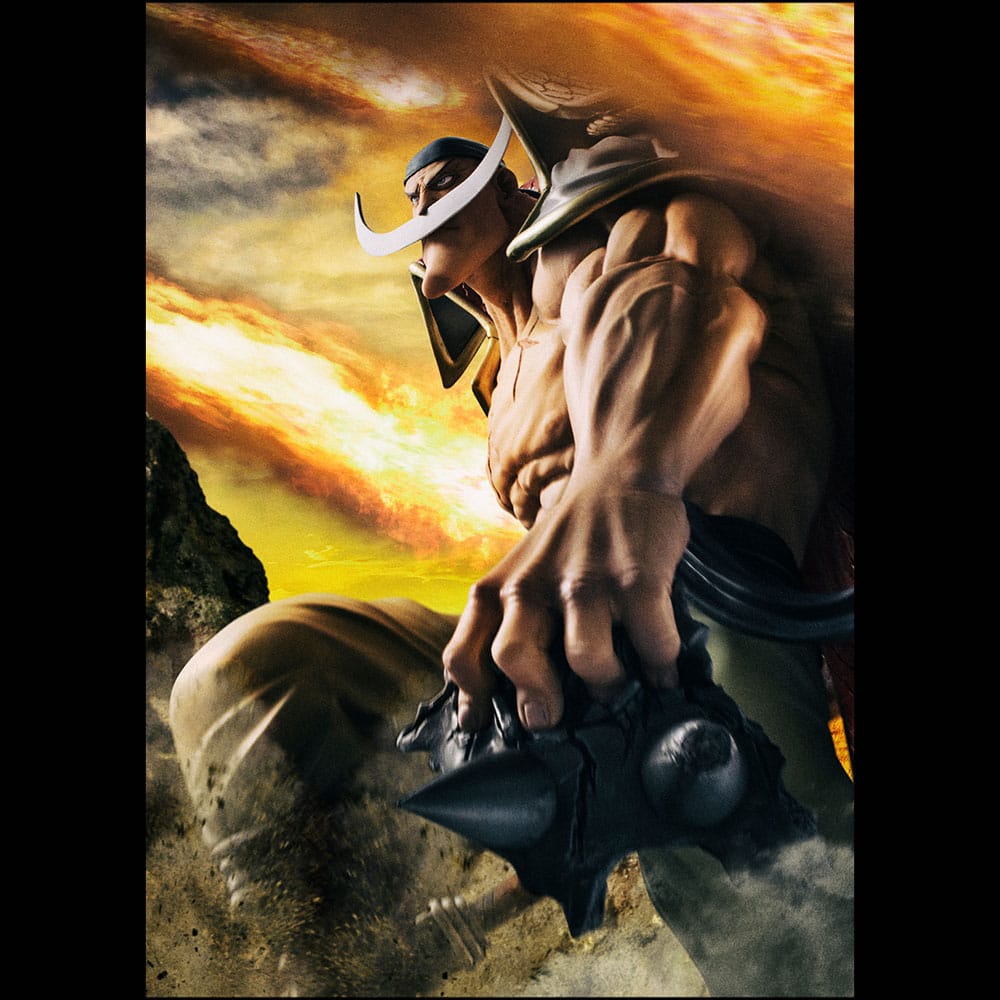 One Piece P.O.P PVC Statue NEO-Maximum White Beard Edward Newgate Super Limited Reprint Ver. 30 cm Prizefiguren Yokina