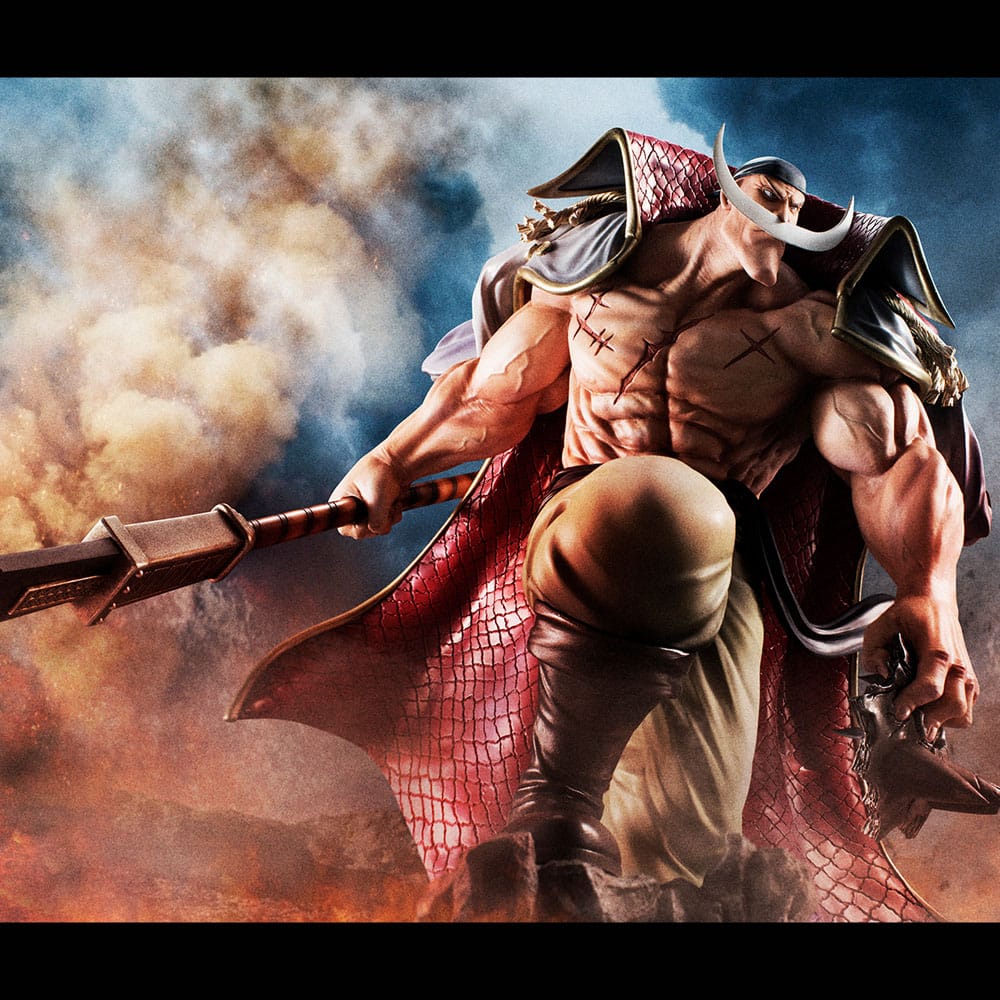 One Piece P.O.P PVC Statue NEO-Maximum White Beard Edward Newgate Super Limited Reprint Ver. 30 cm Prizefiguren Yokina