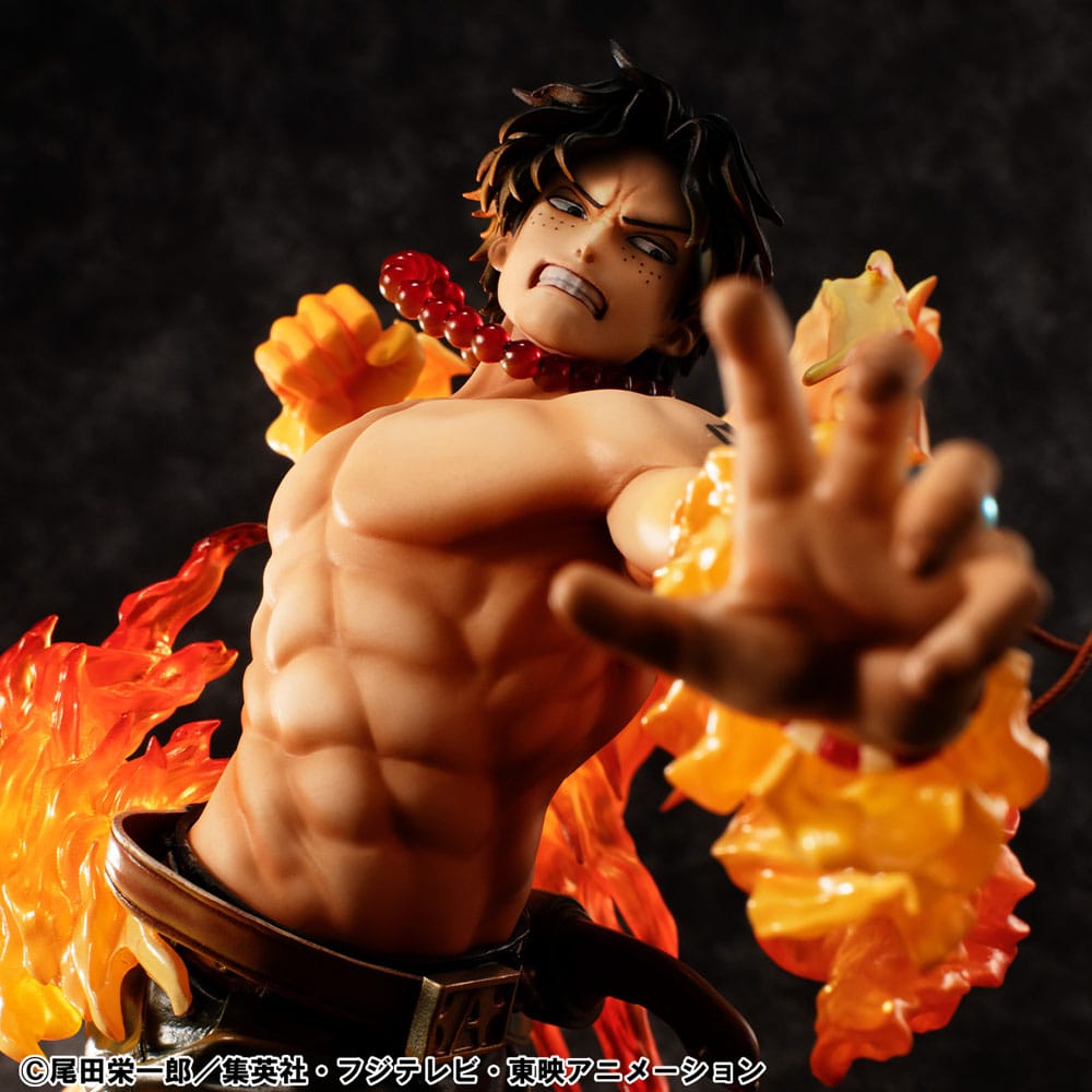 One Piece P.O.P PVC Statue NEO-Maximum Portgas D. Ace 15th Anniversary Super Limited Reprint Ver. 23 cm Prizefiguren Yokina