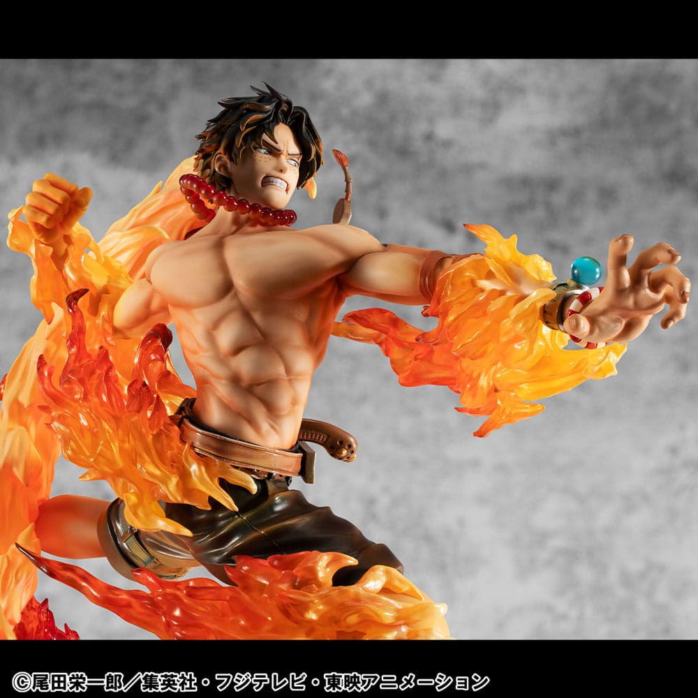 One Piece P.O.P PVC Statue NEO-Maximum Portgas D. Ace 15th Anniversary Super Limited Reprint Ver. 23 cm Prizefiguren Yokina