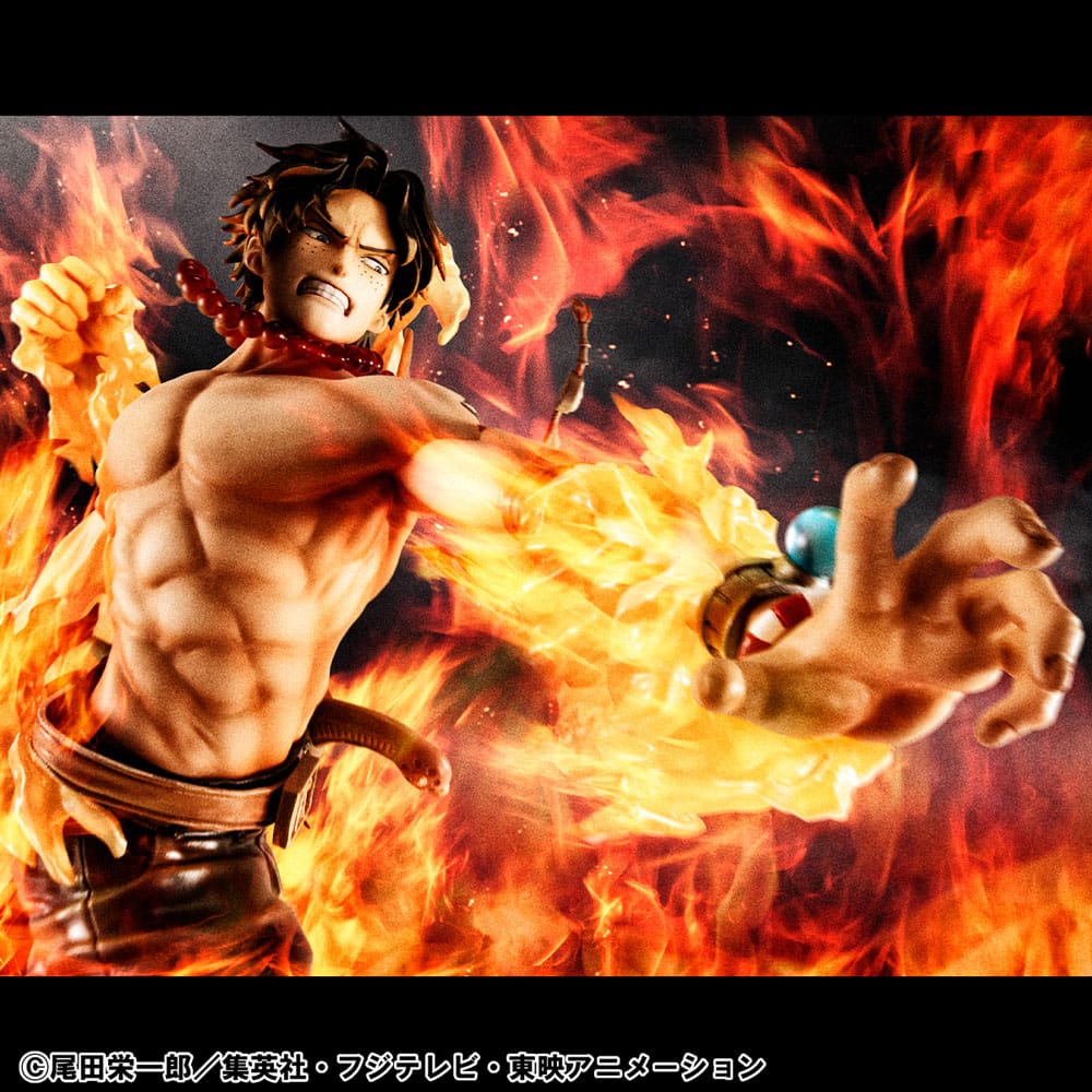 One Piece P.O.P PVC Statue NEO-Maximum Portgas D. Ace 15th Anniversary Super Limited Reprint Ver. 23 cm Prizefiguren Yokina