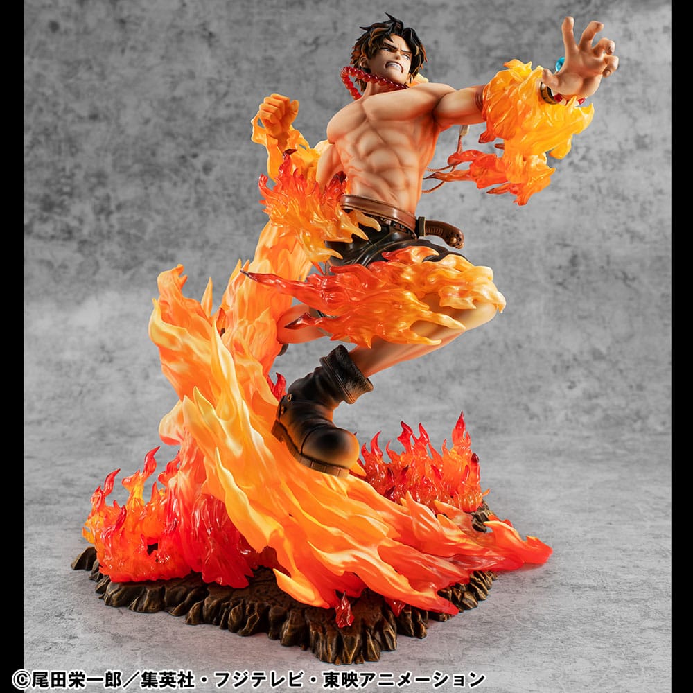 One Piece P.O.P PVC Statue NEO-Maximum Portgas D. Ace 15th Anniversary Super Limited Reprint Ver. 23 cm Prizefiguren Yokina