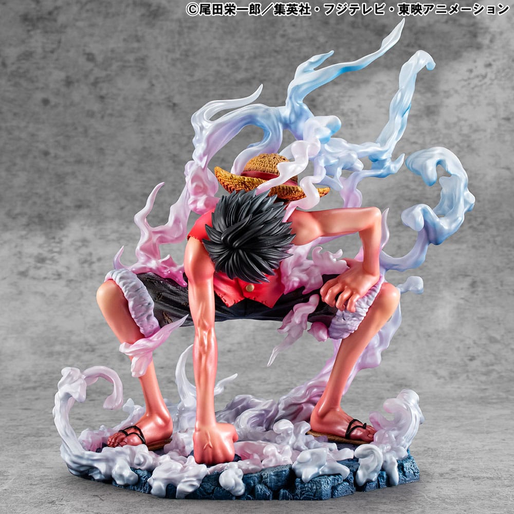 One Piece P.O.P PVC Statue Monkey D. Ruffy Gear 2 Limited Edition 19 cm Prizefiguren Yokina