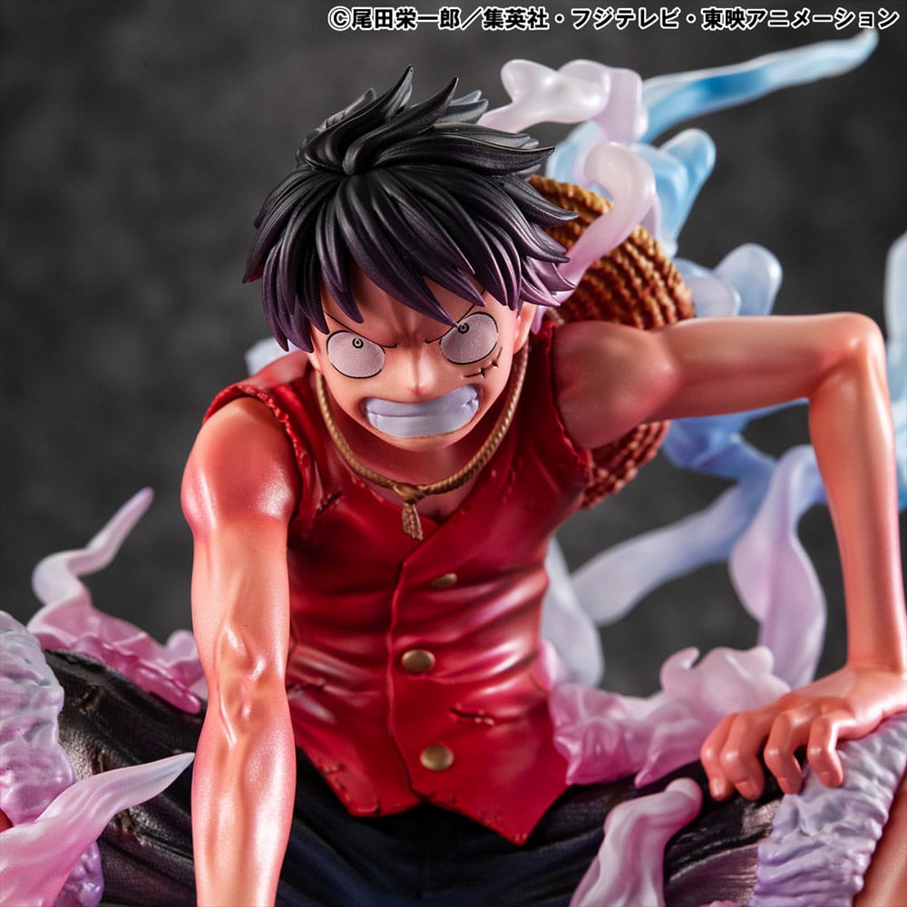 One Piece P.O.P PVC Statue Monkey D. Ruffy Gear 2 Limited Edition 19 cm Prizefiguren Yokina