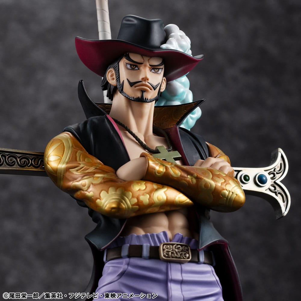 One Piece P.O.P SA-MAXIMUM PVC Statue Hawk Eye Dracule Mihawk Ver. R 29 cm Prizefiguren Yokina