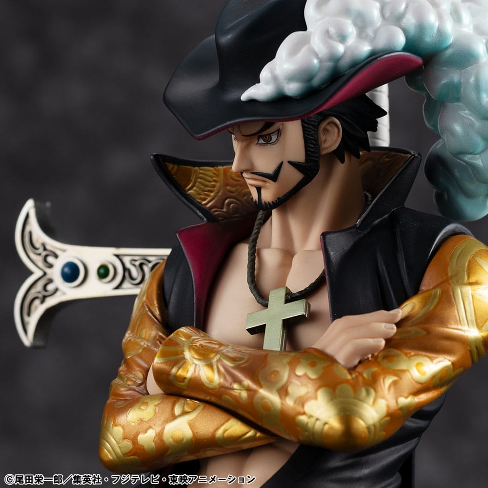 One Piece P.O.P SA-MAXIMUM PVC Statue Hawk Eye Dracule Mihawk Ver. R 29 cm Prizefiguren Yokina