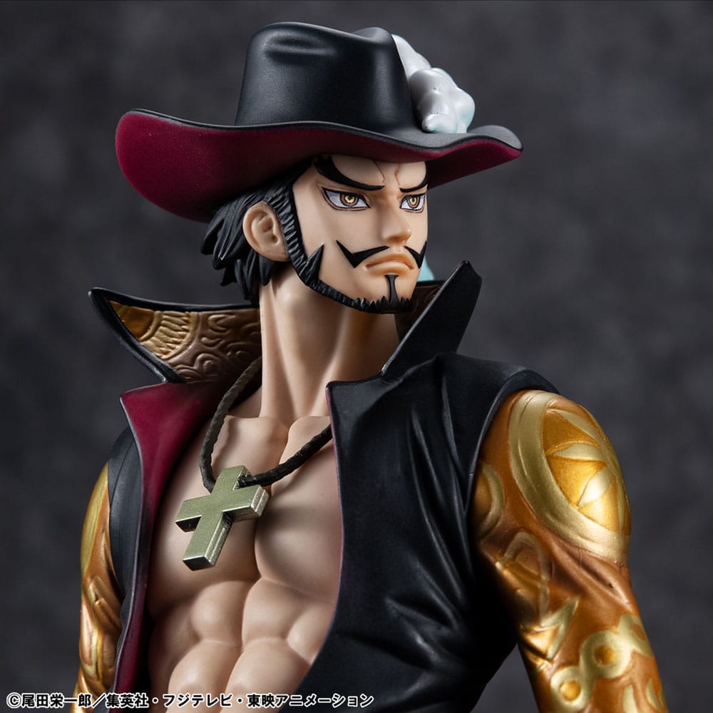 One Piece P.O.P SA-MAXIMUM PVC Statue Hawk Eye Dracule Mihawk Ver. R 29 cm Prizefiguren Yokina