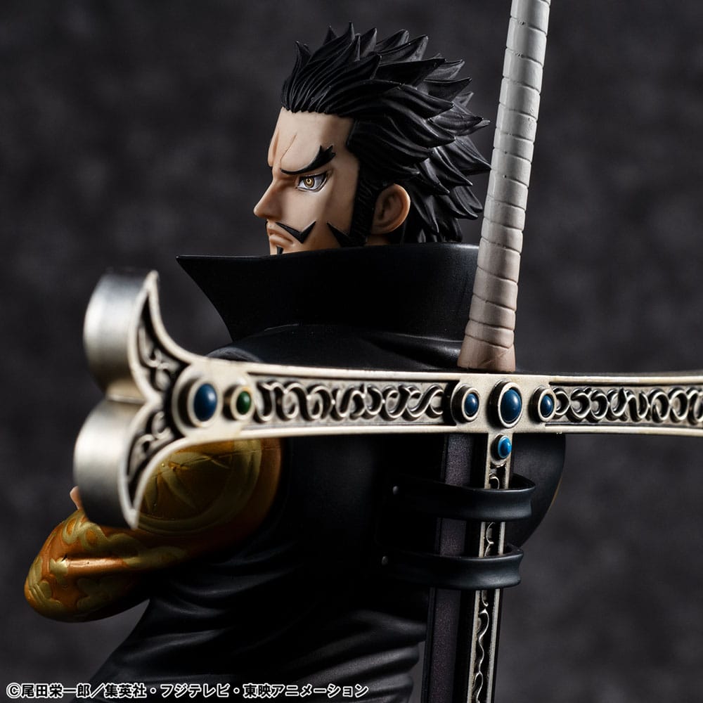One Piece P.O.P SA-MAXIMUM PVC Statue Hawk Eye Dracule Mihawk Ver. R 29 cm Prizefiguren Yokina