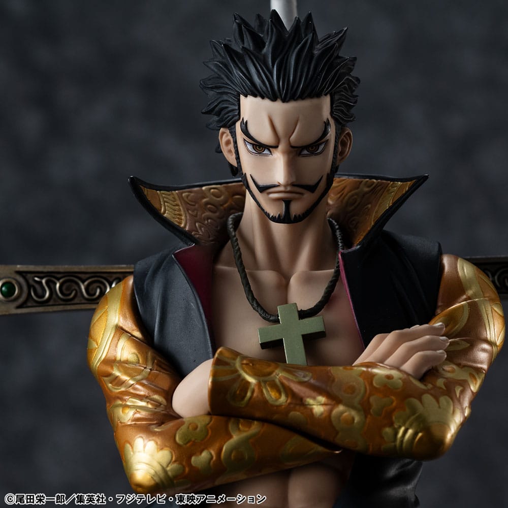 One Piece P.O.P SA-MAXIMUM PVC Statue Hawk Eye Dracule Mihawk Ver. R 29 cm Prizefiguren Yokina